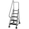 Cotterman 75 in H Steel Rolling Ladder, 5 Steps, 450 lb Load Capacity ST-502 A2 C1 P5 - alternate 1