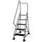 Cotterman 75 in H Steel Rolling Ladder, 5 Steps, 450 lb Load Capacity ST-502 A2 C7 P5 - alternate 1