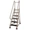 Cotterman 84 in H Steel Rolling Ladder, 6 Steps, 450 lb Load Capacity ST-601 A2 C4 P5 - alternate 1