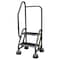 Cotterman 48 in H Steel Rolling Ladder, 2 Steps, 450 lb Load Capacity ST-202 A2 C1 P5 - alternate 1