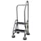 Cotterman 48 in H Steel Rolling Ladder, 2 Steps, 450 lb Load Capacity ST-203 A2 C1 P5 - alternate 1
