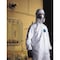 Dupont Tyvek 400 Hooded Disposable Coveralls, Zipper, Elastic Wrist, Elastic Ankle, White, XL, PK25 TY127SWHXL002500 - alternate 2