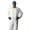 Dupont Tyvek 400 Collared Disposable Coveralls, 4XL, Open Wrists and Ankles, Serged Seam, White, PK25 TY120SWH4X002500 - alternate 2