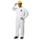 Dupont Tyvek 400 Collared Disposable Coveralls, 4XL, Open Wrists and Ankles, Serged Seam, White, PK25 TY120SWH4X002500 - alternate 6