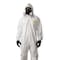 Dupont Hooded Disposable Coveralls, M, White, ProShield(R) 60, zipper NG122SWHMD002500 - alternate 2