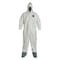 Dupont 60 Coverall. Standard Fit Hood. Elastic Wrists. White. LG NG122SWHLG002500 - alternate 1