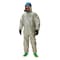 Dupont Coverall. Respirator Fit Hood. Elastic Wrists and Ankles. Double Storm Flap. Gray. LG TF145TGYLG000600 - alternate 2