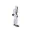 Dupont Coverall. Respirator Fit Hood. Elastic Wrists and Ankles. Double Storm Flap. Gray. LG TF145TGYLG000600 - alternate 3
