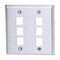 Hubbell Premise Wiring Wall Plate, 6 Port SSF206 - alternate 1