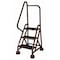 Cotterman 57 in H Steel Rolling Ladder, 3 Steps, 450 lb Load Capacity ST-322 A2 C4 P5 - alternate 1