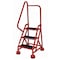 Cotterman 57 in H Steel Rolling Ladder, 3 Steps, 450 lb Load Capacity ST-322 A2 C6 P5 - alternate 1