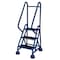 Cotterman 57 in H Steel Rolling Ladder, 3 Steps, 450 lb Load Capacity ST-321 A2 C21 P5 - alternate 1