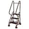 Cotterman 57 in H Steel Rolling Ladder, 3 Steps, 450 lb Load Capacity ST-321 A2 C4 P5 - alternate 1