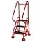 Cotterman 57 in H Steel Rolling Ladder, 3 Steps, 450 lb Load Capacity ST-321 A2 C6 P5 - alternate 1