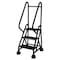 Cotterman 57 in H Steel Rolling Ladder, 3 Steps, 450 lb Load Capacity ST-321 A2 C7 P5 - alternate 1