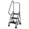 Cotterman 57 in H Steel Rolling Ladder, 3 Steps, 450 lb Load Capacity ST-322 A2 C1 P5 - alternate 1