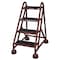 Cotterman 40 in H Steel Rolling Ladder, 4 Steps, 450 lb Load Capacity ST-420 A2 C4 P5 - alternate 1