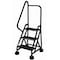Cotterman 57 in H Steel Rolling Ladder, 3 Steps, 450 lb Load Capacity ST-322 A2 C7 P5 - alternate 1