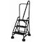 Cotterman 57 in H Steel Rolling Ladder, 3 Steps, 450 lb Load Capacity ST-323 A2 C7 P5 - alternate 1