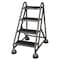 Cotterman 40 in H Steel Rolling Ladder, 4 Steps, 450 lb Load Capacity ST-420 A2 C1 P5 - alternate 1