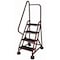 Cotterman 66 in H Steel Rolling Ladder, 4 Steps, 450 lb Load Capacity ST-422 A2 C4 P5 - alternate 1