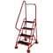 Cotterman 66 in H Steel Rolling Ladder, 4 Steps, 450 lb Load Capacity ST-422 A2 C6 P5 - alternate 1