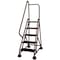 Cotterman 75 in H Steel Rolling Ladder, 5 Steps, 450 lb Load Capacity ST-522 A2 C4 P5 - alternate 1