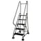 Cotterman 75 in H Steel Rolling Ladder, 5 Steps, 450 lb Load Capacity ST-521 A2 C1 P5 - alternate 1