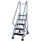 Cotterman 75 in H Steel Rolling Ladder, 5 Steps, 450 lb Load Capacity ST-521 A2 C21 P5 - alternate 1