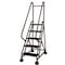Cotterman 75 in H Steel Rolling Ladder, 5 Steps, 450 lb Load Capacity ST-521 A2 C4 P5 - alternate 1