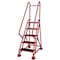 Cotterman 75 in H Steel Rolling Ladder, 5 Steps, 450 lb Load Capacity ST-521 A2 C6 P5 - alternate 1