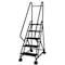 Cotterman 75 in H Steel Rolling Ladder, 5 Steps, 450 lb Load Capacity ST-521 A2 C7 P5 - alternate 1