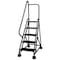 Cotterman 75 in H Steel Rolling Ladder, 5 Steps, 450 lb Load Capacity ST-522 A2 C1 P5 - alternate 1