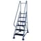 Cotterman 84 in H Steel Rolling Ladder, 6 Steps, 450 lb Load Capacity ST-621 A2 C21 P5 - alternate 1