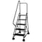 Cotterman 75 in H Steel Rolling Ladder, 5 Steps, 450 lb Load Capacity ST-522 A2 C7 P5 - alternate 1