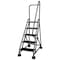 Cotterman 75 in H Steel Rolling Ladder, 5 Steps, 450 lb Load Capacity ST-523 A2 C1 P5 - alternate 1