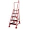 Cotterman 75 in H Steel Rolling Ladder, 5 Steps, 450 lb Load Capacity ST-523 A2 C6 P5 - alternate 1