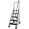 Cotterman 75 in H Steel Rolling Ladder, 5 Steps, 450 lb Load Capacity ST-523 A2 C7 P5 - alternate 1