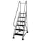 Cotterman 84 in H Steel Rolling Ladder, 6 Steps, 450 lb Load Capacity ST-621 A2 C1 P5 - alternate 1