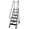 Cotterman 84 in H Steel Rolling Ladder, 6 Steps, 450 lb Load Capacity ST-621 A2 C7 P5 - alternate 1