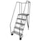 Cotterman 80 in H Steel Tilt and Roll Ladder, 5 Steps, 350 lb Load Capacity 5STRA3E20C1P6 - alternate 1