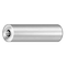 Zoro Select Spacer, 3/8 in Screw Size, Plain Aluminum, 2 in Overall Lg, 0.38 in Inside Dia, 10 PK CRF123206GR - alternate 1