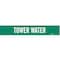 Brady Pipe Marker, Tower Water, 2-1/2to7-7/8 In 7285-1 - alternate 1