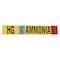 Brady Ammonia Pipe Marker, HG, 3 to 5In 90404 - alternate 1