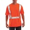 Tingley High Visibility T-Shirt, 2, R, Polyester, Orange, S S75029 - alternate 1