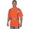 Tingley High Visibility T-Shirt, 2, R, Polyester, Orange, M S75029 - alternate 2