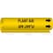 Brady Pipe Marker, Plant Air, Yel, 1/2 to1-3/8 In 5738-O - alternate 1