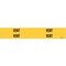 Brady Pipe Marker, Vent, Yellow, 3/4 to 2-3/8 In 7295-4 - alternate 1