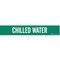 Brady Pipe Marker, Chilled Water, Gn, 8 In orGrtr 7045-1HV - alternate 1