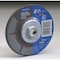 Norton Abrasives Depressed Center Grinding Wheel, Type 27, 9 in Dia, 0.25 in Thick, 5/8"-11 Arbor Hole Size, 24 Grit 07660775938 - alternate 1
